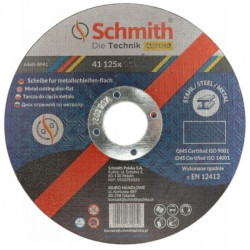 Tarcza do cięcia metalu 125x3,2 mocna Schmith