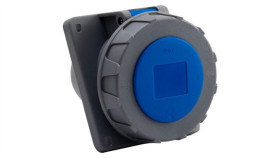 Gniazdo Przemysłowe Tablicowe Skośne 32A 3P /Fe/ Ip67