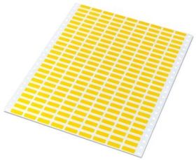 Tabliczka znamionowa Phoenix Contact BMKD 20X 8 YE 5031692, montaż: przyklejanie, 8 x 20 mm, etykiety na arkuszu: 10000,