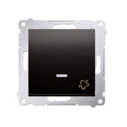 SIMON54 antracyt DD1L.01/48 Łącznik dzwonk.podśw.