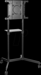 HP 109 L TV cart for 37" - 70", shelf, black