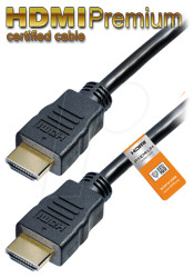 C 215-1,5 High Speed HDMI cable with Ethernet, 4K, 1.5 m