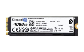 Dysk SSD KC3000, 4 TB, NVMe PCIe Gen 4 x 4, wewnętrzny Nie, Kingston 3D TLC