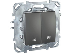 UNICA CLASS Wyłącznik zwierny przycisk żaluzjowy grafit MGU50.207.12Z SCHNEIDER ELECTRIC