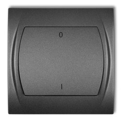 LOGO Łącznik dwubiegunowy grafitowy 11LWP-9