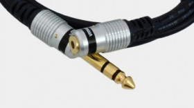 Kabel przyłącze wtyk Jack 6,3 stereo / gniazdo Jack 3,5 stereo MK69 3m