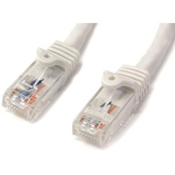 StarTech N6PATC3MWH 3m White Snagless Cat6 UTP Patch Cable - ETL Verified