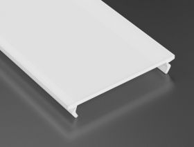 Klosz do profilu LUMINES WIDE mleczny 2.02m