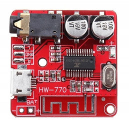 Moduł odbiornika audio Bluetooth, zasilanie 5Vdc