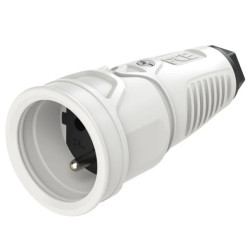 Gniazdo przenośne szare 16A 3P IP20 2410-gsw