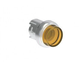Metalowy przycisk podświetlany fi22mm dwustanowy wystający Żółty LPSQL205