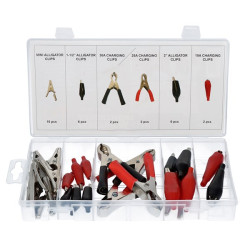 Zestaw przewodów pomiarowych, zawartość: KLIPSY KROKODYLKOWE
