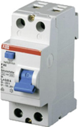 Residual current circuit breaker, 2 pole, 25 A, 30 mA, type A, 230 V, 2CSF202101R1250