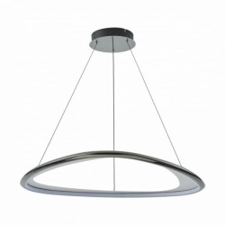 Geometryczna lampa wisząca duża GETAFE kolor Czarny, zintegrowane źródło LED 57W 3000K - MD3888-1L-3BCT Zuma Line
