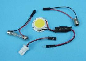 MODUŁ COB WHITE P30x30 12-24V ZESTAW