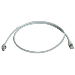 Telegartner 100007964 CAT 6A S/FTP RJ45 Patch Cable 0.5m Grey 1pc
