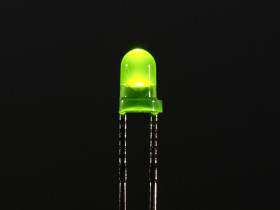 Adafruit Diffused Green 3mm LED (25 pack)