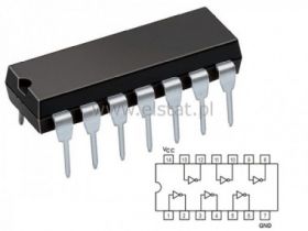 74 HCT05 6x inwerter z OC drenem tranz. wyj