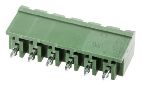 Wtyk PCB 6-pinowe raster: 5.08mm -rzędowe RS PRO Przepust Męski 16.0A 300.0 V.