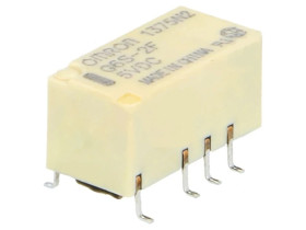 Przekaźnik elektromagnetyczny DPDT Ucewki 5VDC 0,5A/125VAC G6S-2F 5VDC