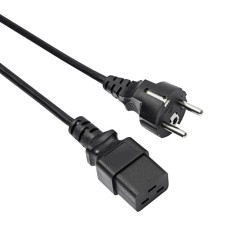 Kabel zasilający serwerowy Akyga AK-UP-01 CU 3x1mm² CEE 7/7 / IEC C19 1.8 m