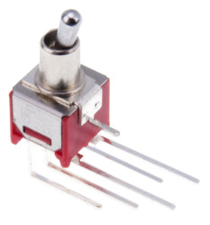Przełącznik Wł.-(wł.) średnica wycięcia 4.95mm DPDT RS PRO Płytka drukowana długość przełącznika 5.33mm