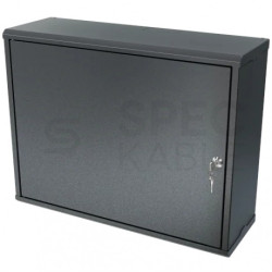 Obudowa metalowa szafka TPR-6 CATV 540x420x180mm czarna natynkowa