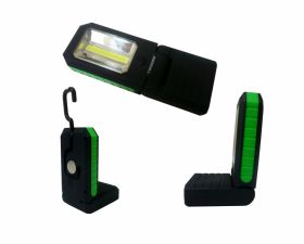 Latarka COB 3W zielona (3xAAA)