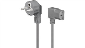 Obustronnie Kątowy Przewód Przyłączeniowy Zimnego Urządzenia, 2 M, Szary -...