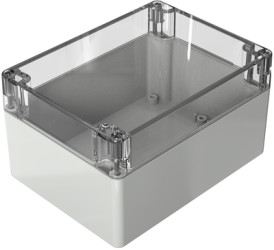 PC enclosure, (L x W x H) 160 x 120 x 90 mm, gray (RAL 7035), IP66, 331216090