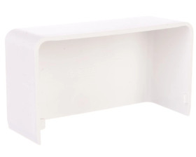 Pokrywa końcowa EKD 100x40mm biała 8511