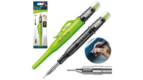 Ołówek Automatyczny Znacznik Budowlany Z Wkładem Grafitowym Pica Fine Dry 7070