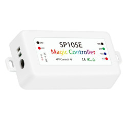 Sterownik Kontroler LED taśm CYFROWYCH RGB SPERLL SP105E 5-24V Bluetooth Magic LED