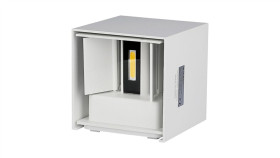 Oprawa Elewacyjna Led 5W 700Lm 3000K Ip65 Kwadrat Biały 217079