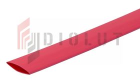 Rurki termokurczliwe, rurka termokurczliwa 8mm/1m czerwone