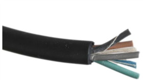 Sieciowy Kabel Zasilający 5 Core Cpe Sheath Czarny 12.2Mm Od , 450 V, 750 V