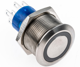 Nasadka przełącznika DPDT średnica wycięcia 22.2mm, montaż panelowy RS PRO