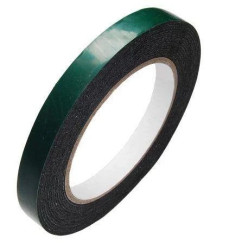 Taśma klejąca dwustronna 5m/9mm/1mm czarna