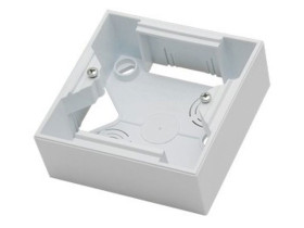 SONATA Puszka naścienna do serii pojedynczej biały PNP-1R/00 OSPEL