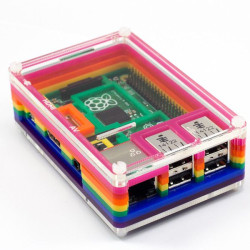 Pibow Rainbow Enclosure for Raspberry Pi Model B