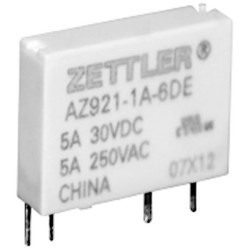 Zettler Electronics AZ921-1AE-12DEF PCB Relay 12V DC 5A 1pc