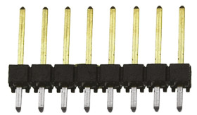 Złącze szpilkowe 8-pinowe TSW raster: 2.54 mm Prosty 1-rzędowe Samtec Otwór przelotowy 550 V Bez osłony