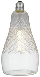 ŻARÓWKA DECO CRISTAL IRIS CLEAR E27 6W 2 700K