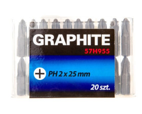 Końcówki wkrętakowe PH2 x 25 mm 57H955 /20 szt./