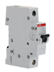 Wyłącznik nadprądowy MCB, Typ B, 1-biegunowy, 20A, 440V, 60V, na szynę DIN, ABB SH201-B20, SH200