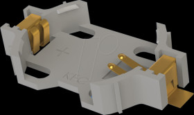 1058 Button cell holder for 1x Ø 20mm