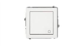 Deco Mechanizm Łącznika Zwierny Dzwonek, Biały Mat 25Dwp-4