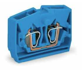 2-wire end terminal, 1 pole, 0.08-2.5 mm², clamping points: 2, blue, cage clamp, 24 A, 264-304