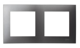 SZAFIR Ramka podwójna szary mat R-2Z/70