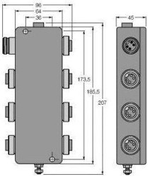 Moduł dystrybutora Turck JBBS-49-M613/3G 6611430 1 szt.
